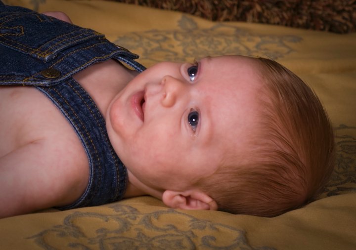 baby on back